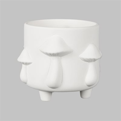 Mushrooms Footed Container