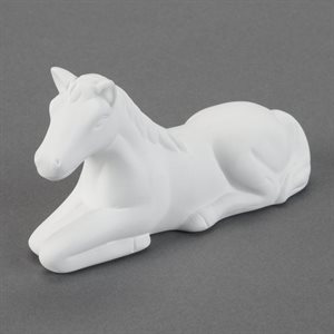 Cute Lying Horse