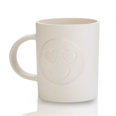 Heart Eyes Emoji Mug 12 oz