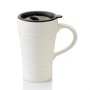 Handthrown Travel Mug w / Lid 16 oz