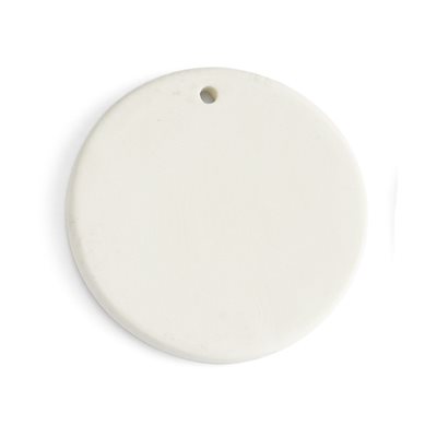 Flat 4" Round Ornament 