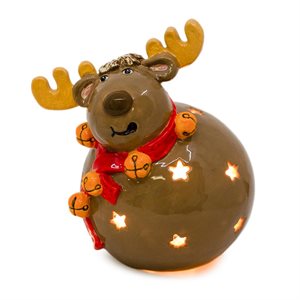 Pudgy Reindeer Lantern